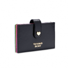 Victoria’s Secret Porta Cartão Sanfonado Rainbow Preto